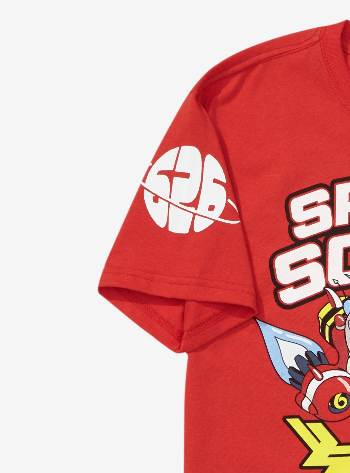 Disney Lilo & Stitch Space Scout Stitch Youth T-Shirt - BoxLunch Exclusive, RED, alternate