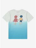 Studio Ghibli Ponyo Sosuke & Ponyo Boat Split-Dye Youth T-Shirt - BoxLunch Exclusive, OMBRE BLUE, alternate