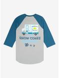 Disney Pixar Monsters, Inc. Abominable Snow Cones Raglan T-Shirt - BoxLunch Exclusive, GREY, alternate