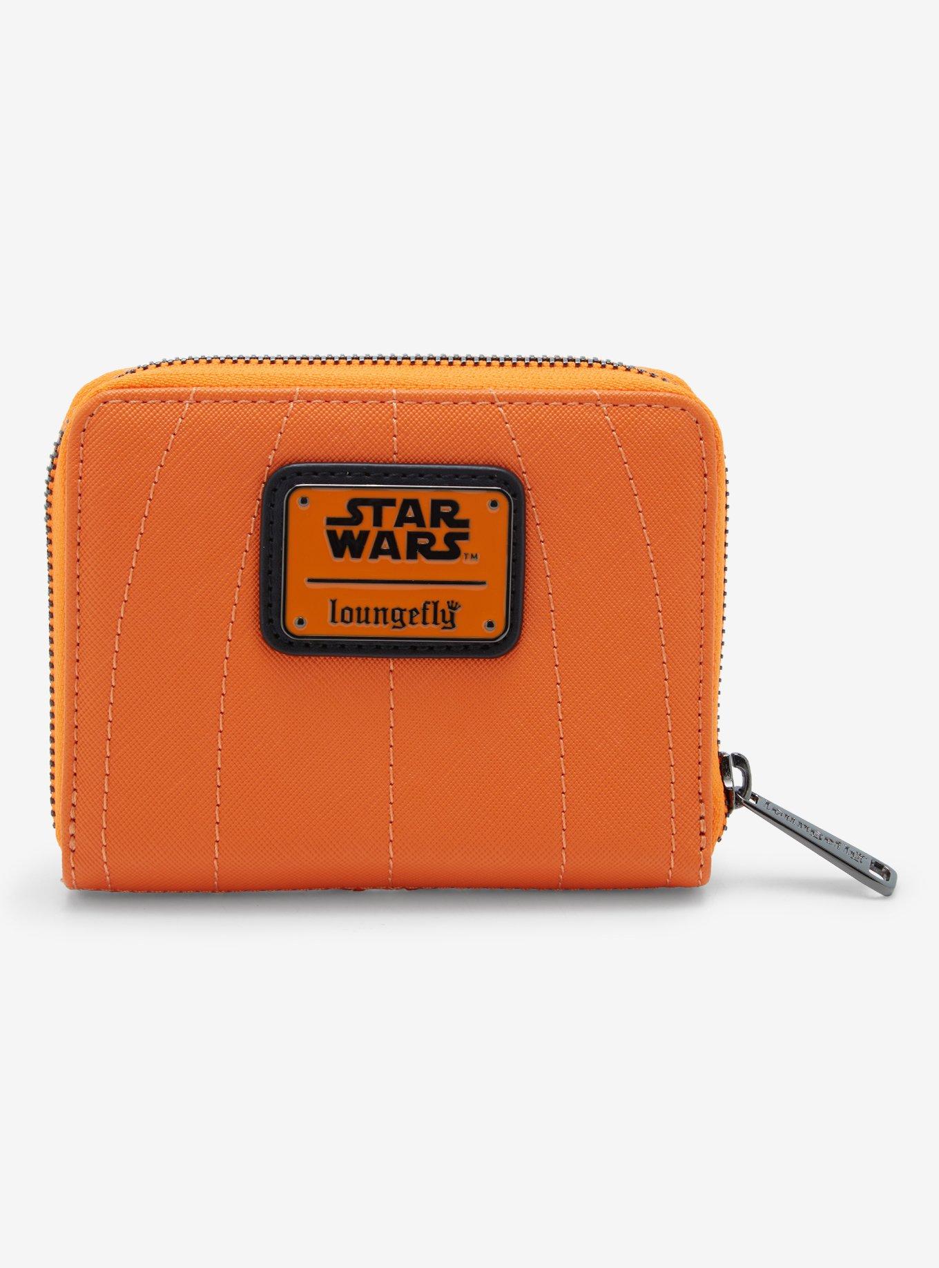 Loungefly Star Wars Darth Vader Glow-in-the-Dark Jack-o-Lantern Small Zip Wallet - BoxLunch Exclusive, , alternate