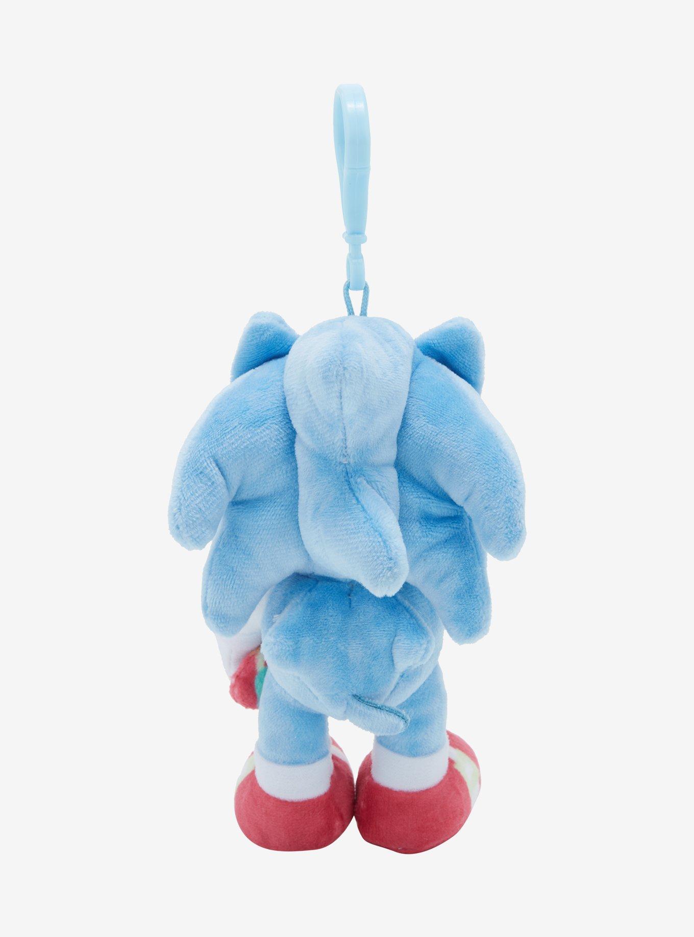 Sonic the Hedgehog Sonic with Chili Dog Plush Keychain - BoxLunch Exclusive, , alternate