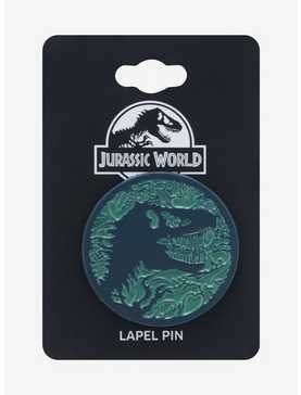 Jurassic World Botanical T-Rex Silhouette Enamel Pin - BoxLunch Exclusive, , hi-res