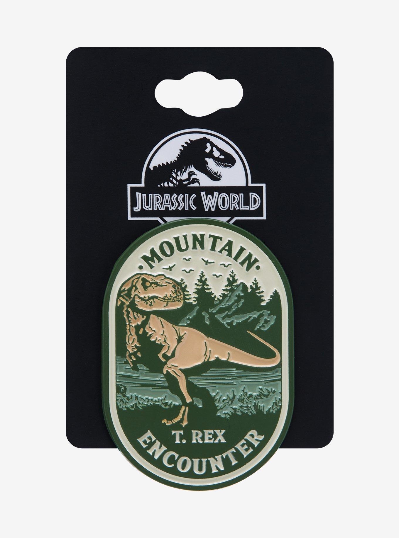 Jurassic World Mountain T-Rex Encounter Enamel Pin - BoxLunch Exclusive, , alternate