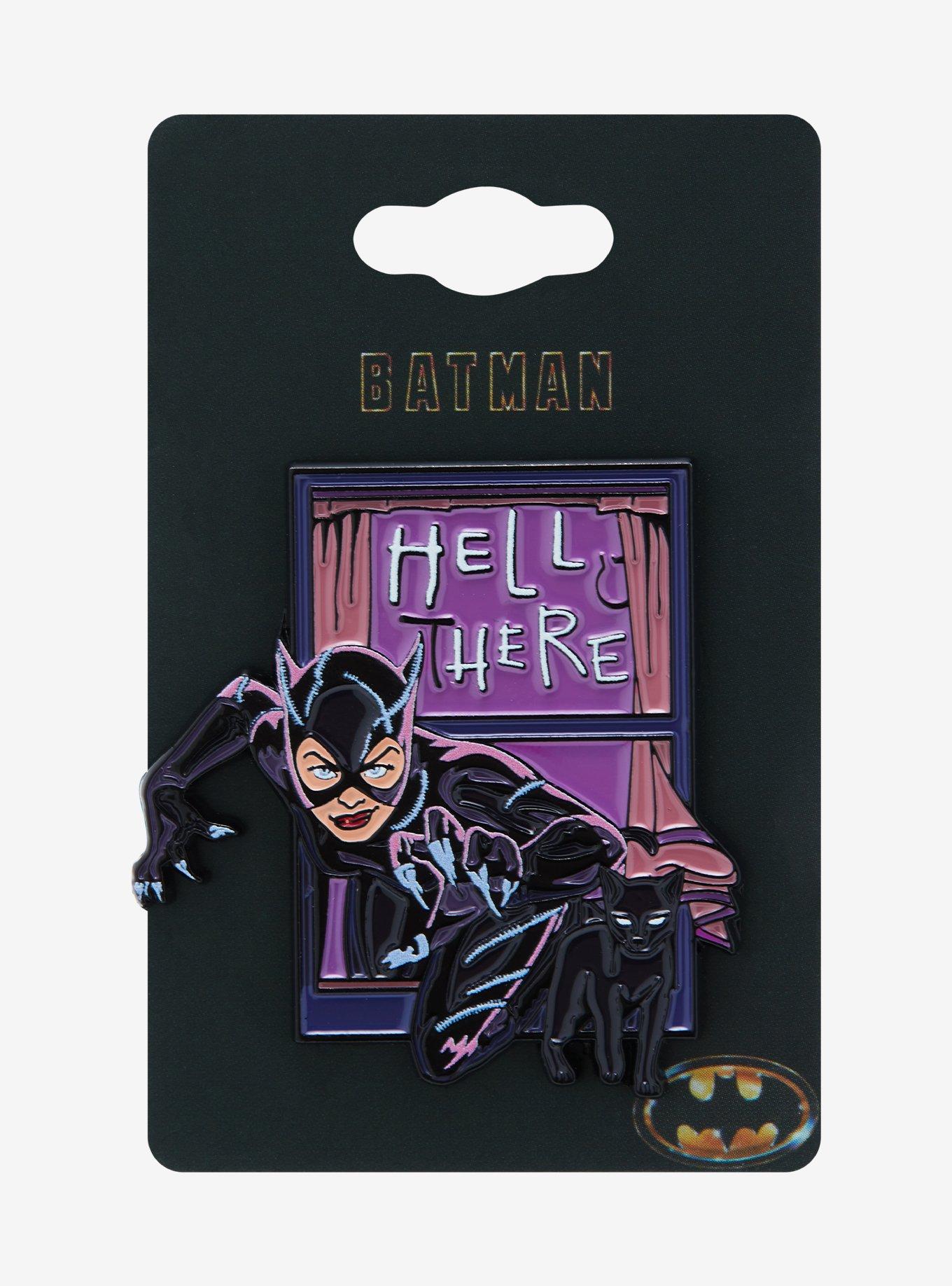 DC Comics Batman Catwoman in Window Enamel Pin - BoxLunch Exclusive, , alternate