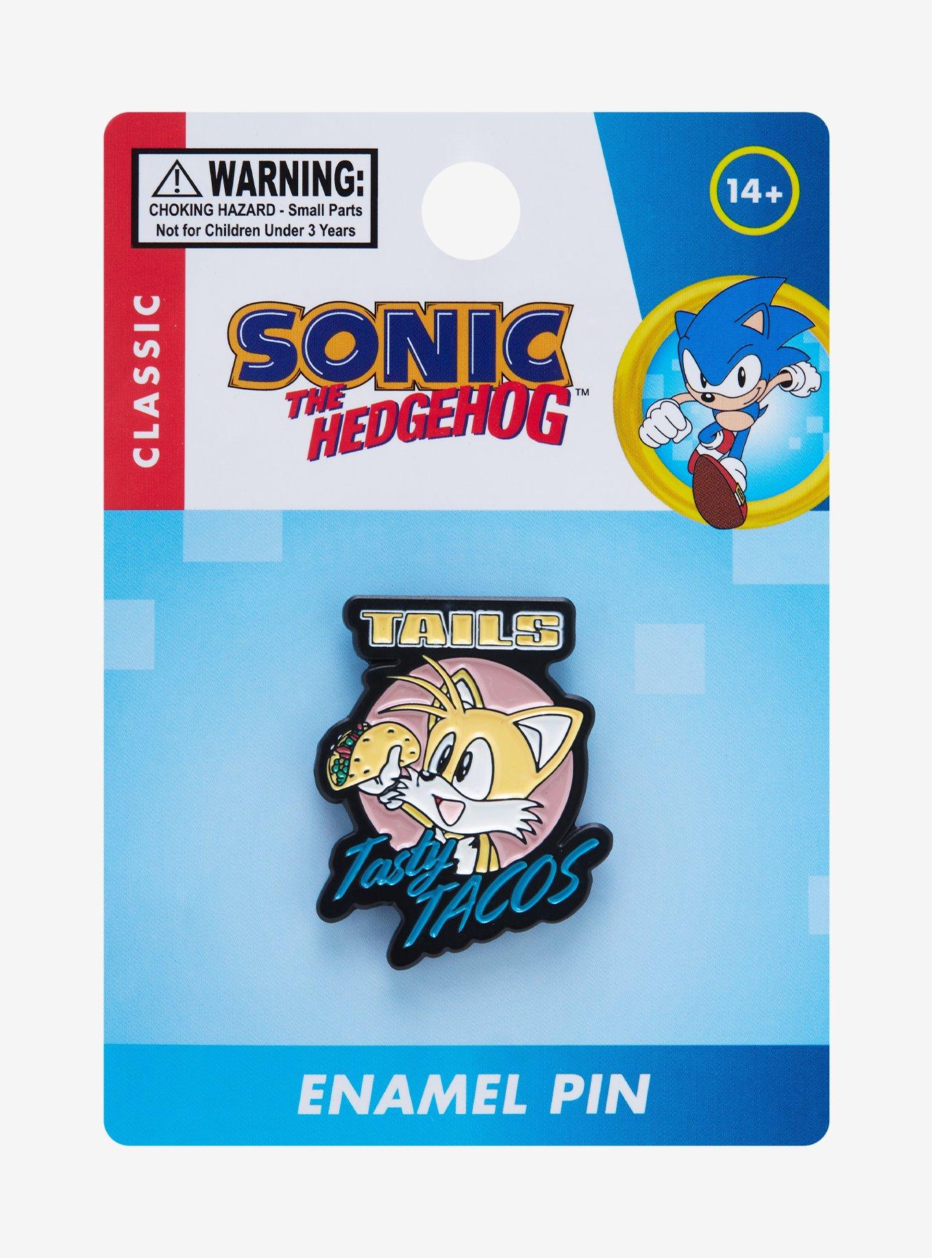 Sonic the Hedgehog Tails Tasty Tacos Enamel Pin - BoxLunch Exclusive , , hi-res