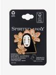 Studio Ghibli Spirited Away No-Face Floral Enamel Pin - BoxLunch Exclusive, , alternate