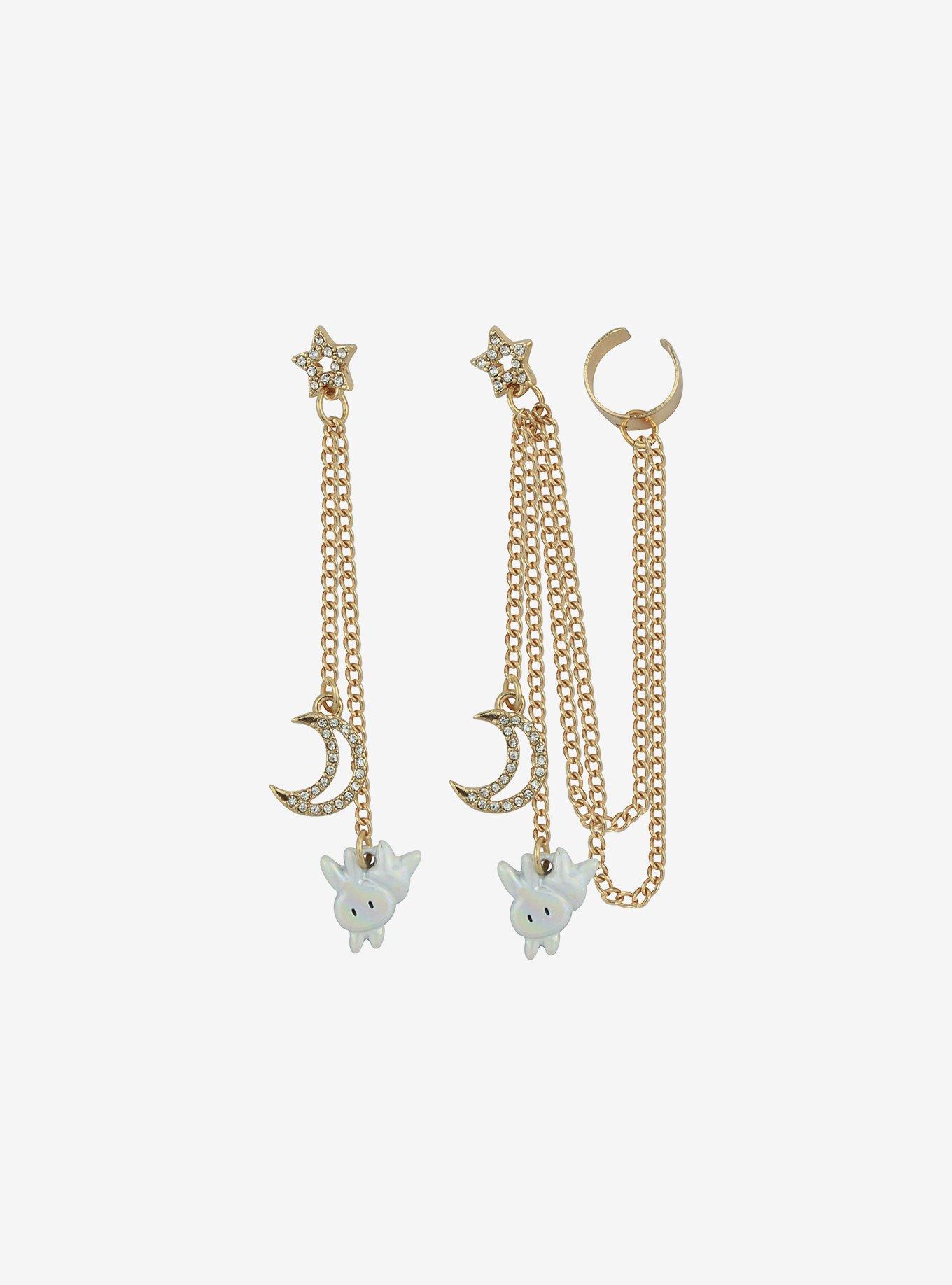 Sailor Moon Bunny Celestial Cuff Earrings, , alternate