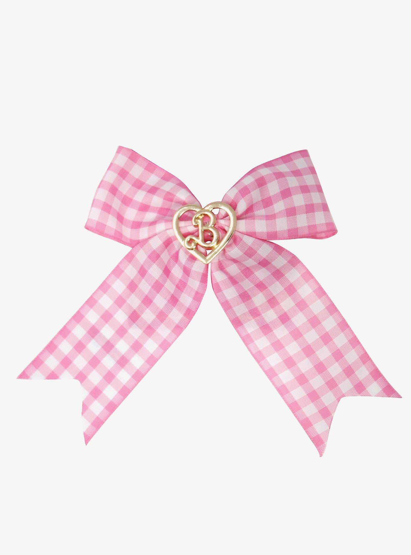 Barbie Replica Gingham Hair Bow, , alternate