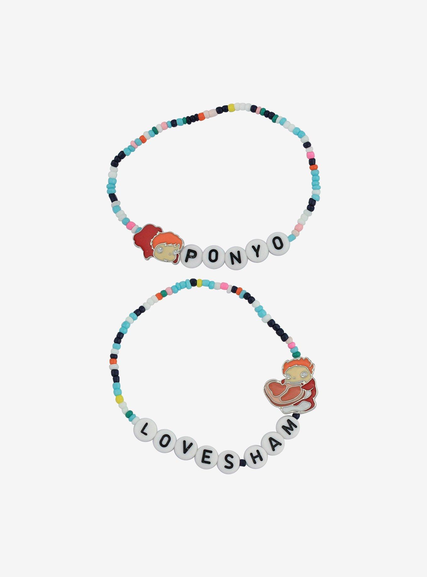 Studio Ghibli® Ponyo Loves Ham Best Friend Beaded Bracelet Set, , alternate
