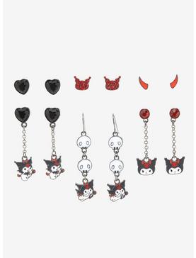 Kuromi Devil Earring Set, , hi-res