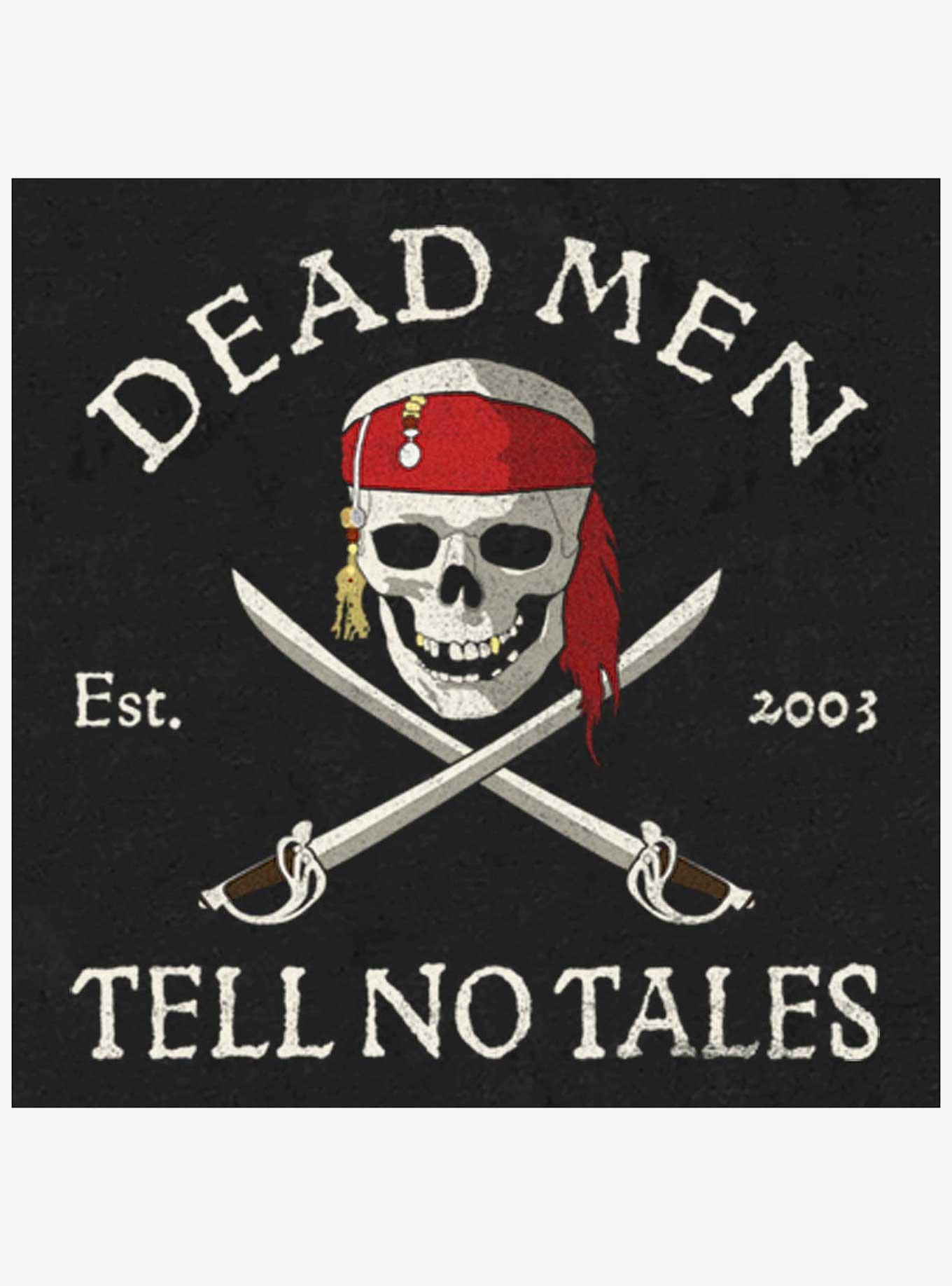 Disney Pirates of the Caribbean Dead Men Tell No Tales Big & Tall T-Shirt, BLACK, alternate