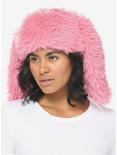 Pink Fuzzy Bunny Hat, , alternate