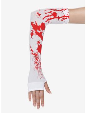 Blood Splatter Fingerless Gloves, , hi-res