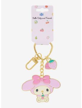 Sanrio Fruit Hello Kitty and Friends My Melody & Strawberry Enamel Pin - BoxLunch Exclusive, , hi-res