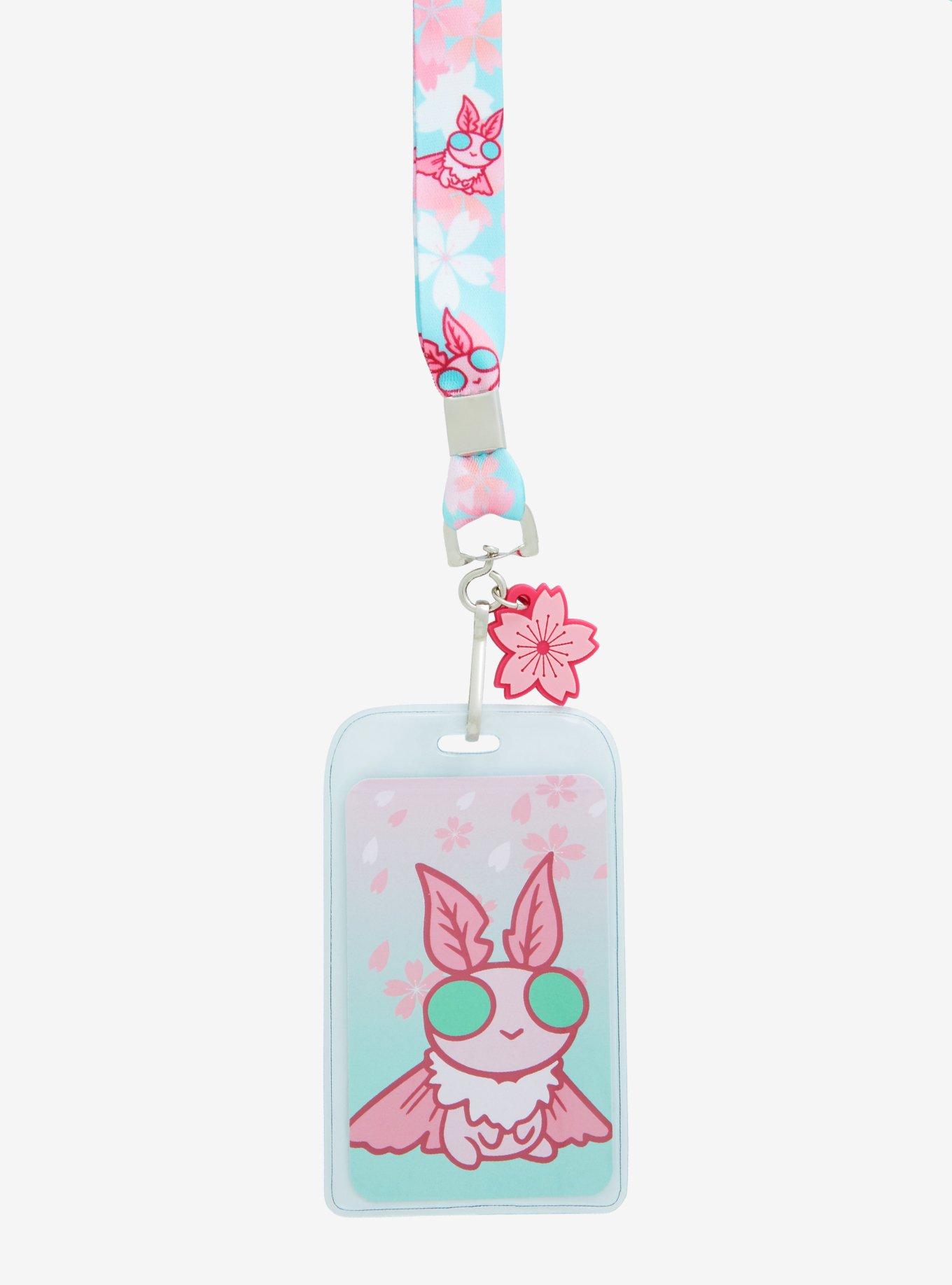 Floral Mothman Lanyard - BoxLunch Exclusive, , alternate