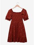 Her Universe Star Wars Rebellion Floral Allover Print Smock Dress Plus Size, RED, alternate