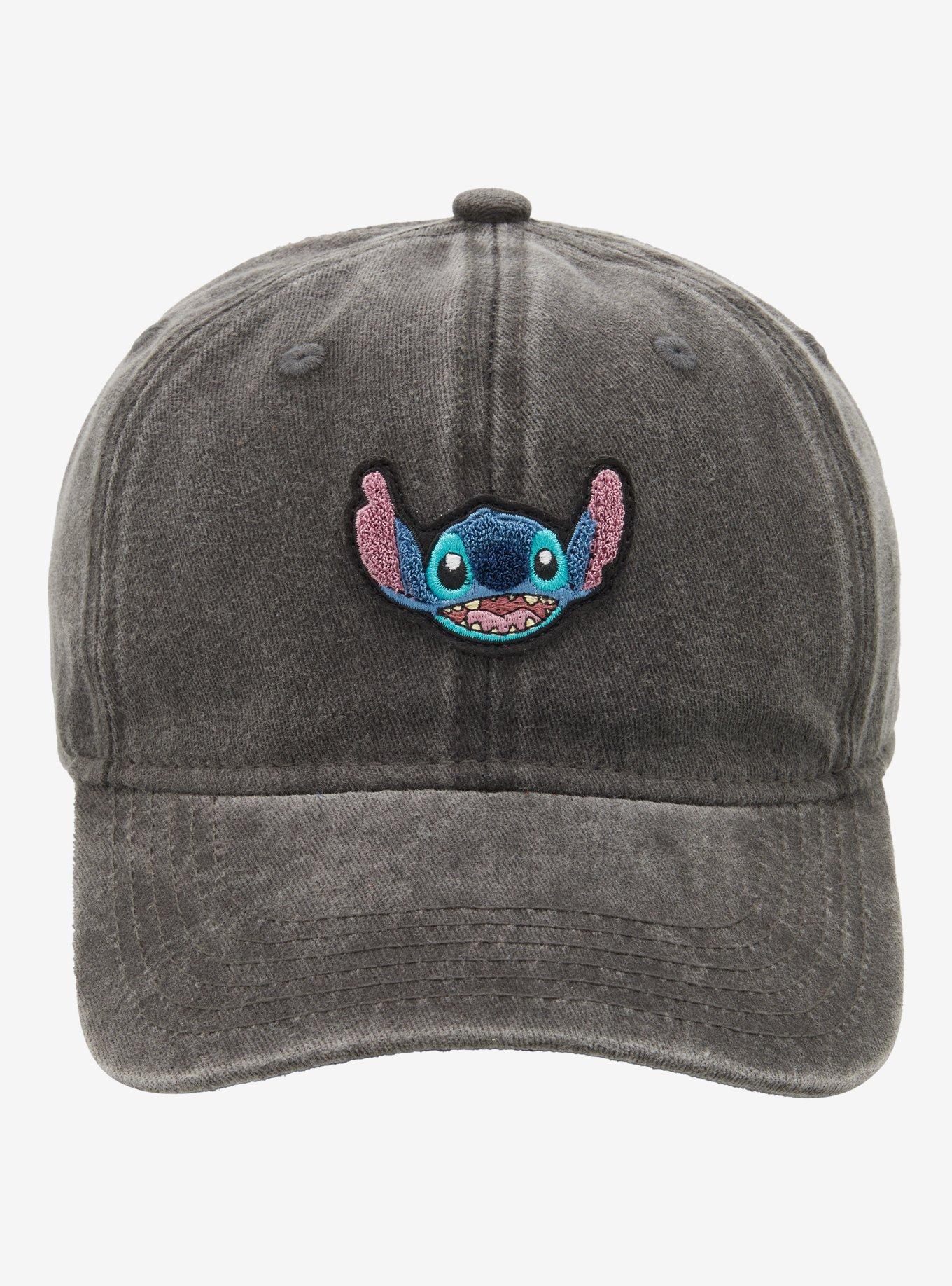 Disney Lilo & Stitch Smiling Stitch Chenille Patch Cap - BoxLunch Exclusive, , hi-res