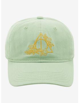 Harry Potter Floral Deathly Hallows Cap - BoxLunch Exclusive , , hi-res