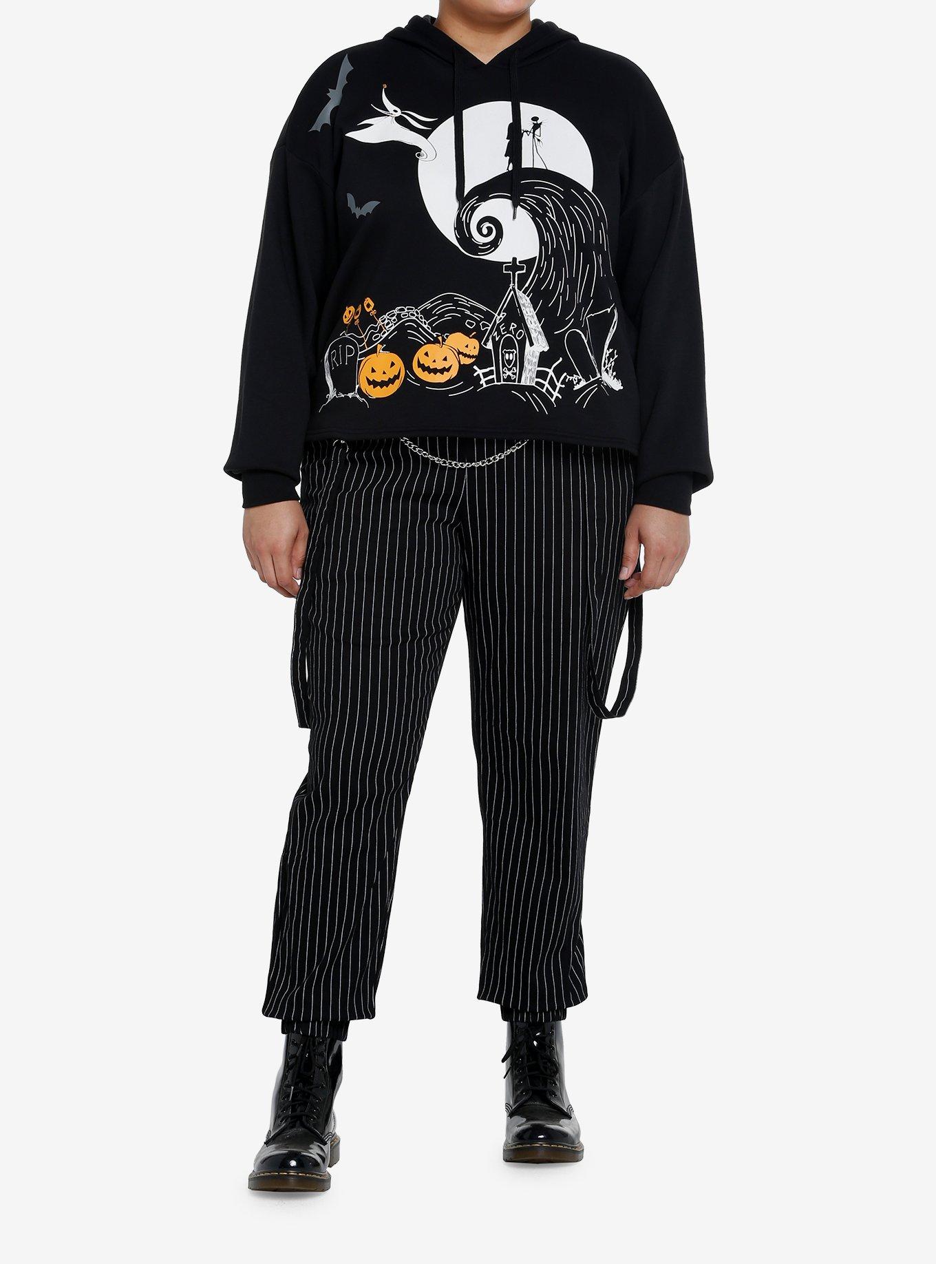 Plus size nightmare before christmas hoodie hot sale