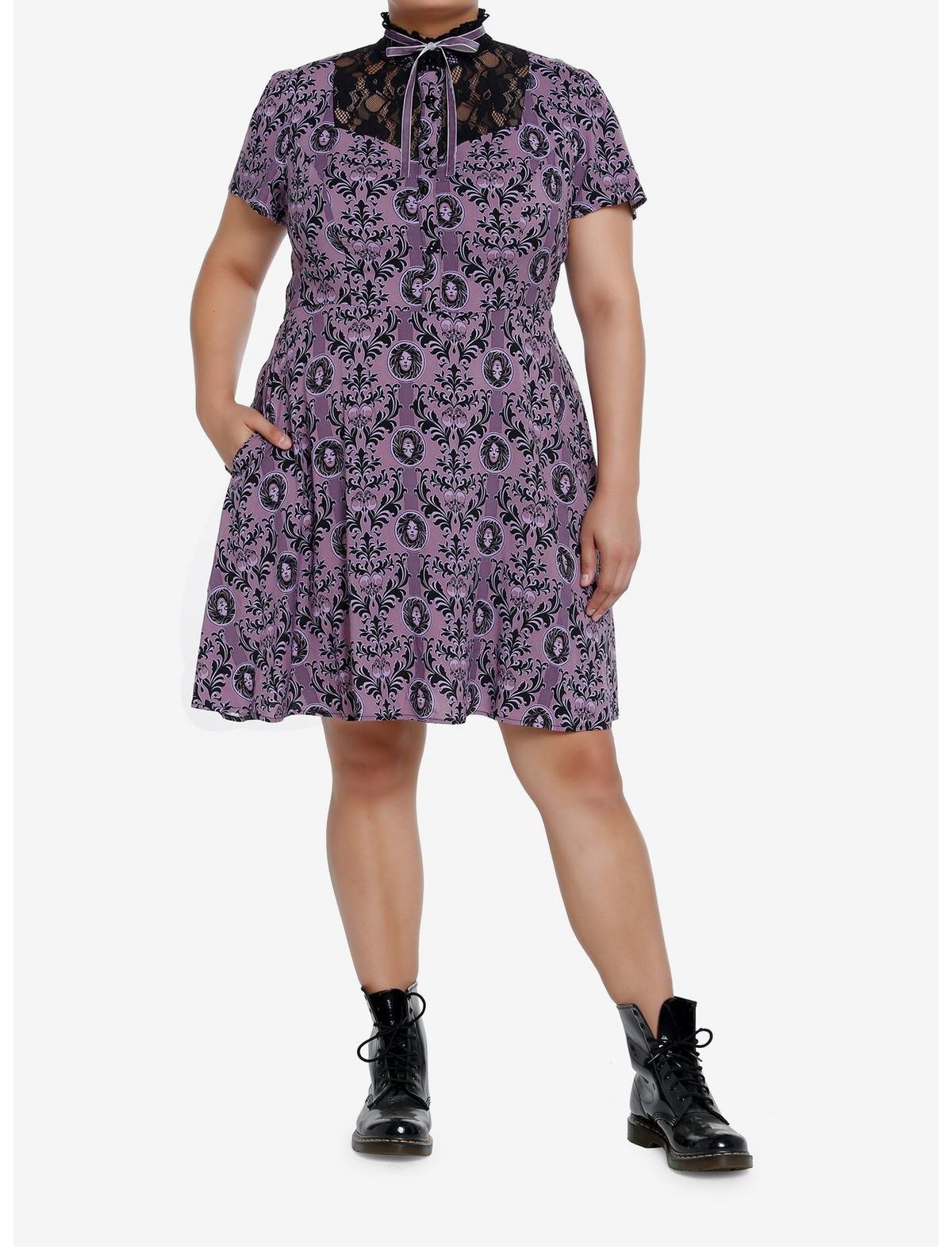 Her Universe Disney The Haunted Mansion Madame Leota Dress Plus Size, MULTI, alternate