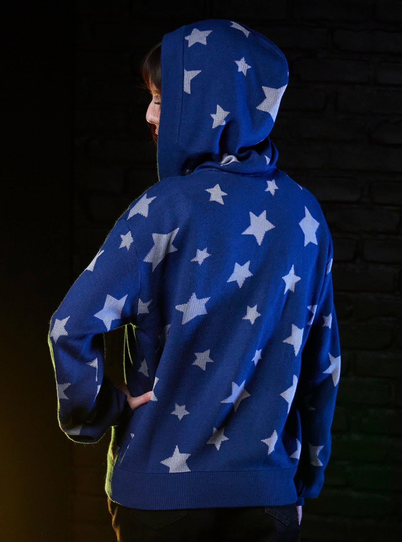 Coraline Star Glow-In-The-Dark Hooded Cardigan, MULTI, alternate