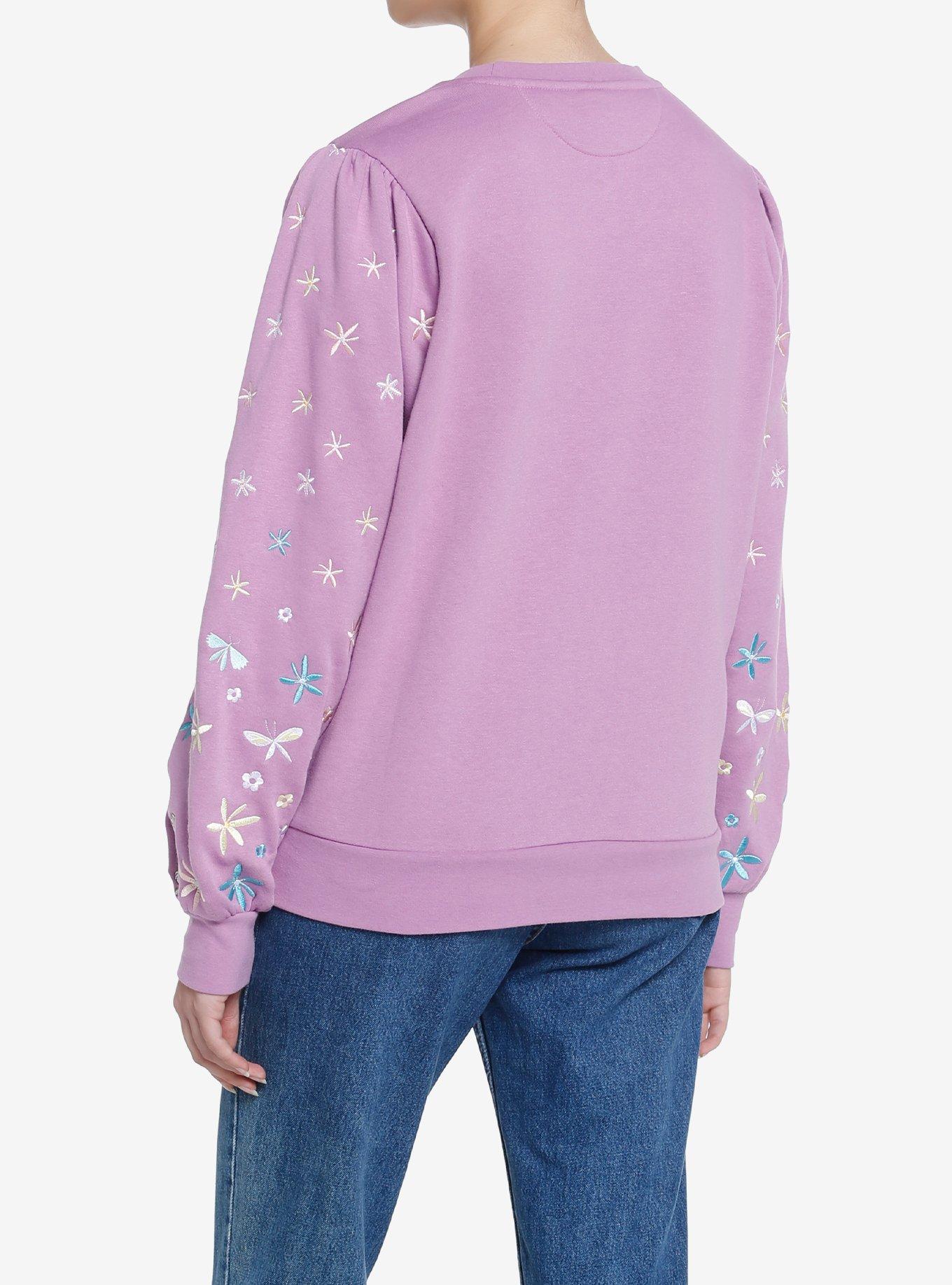 Her Universe Disney Bambi Embroidered Flowers Sweatshirt, MULTI, alternate