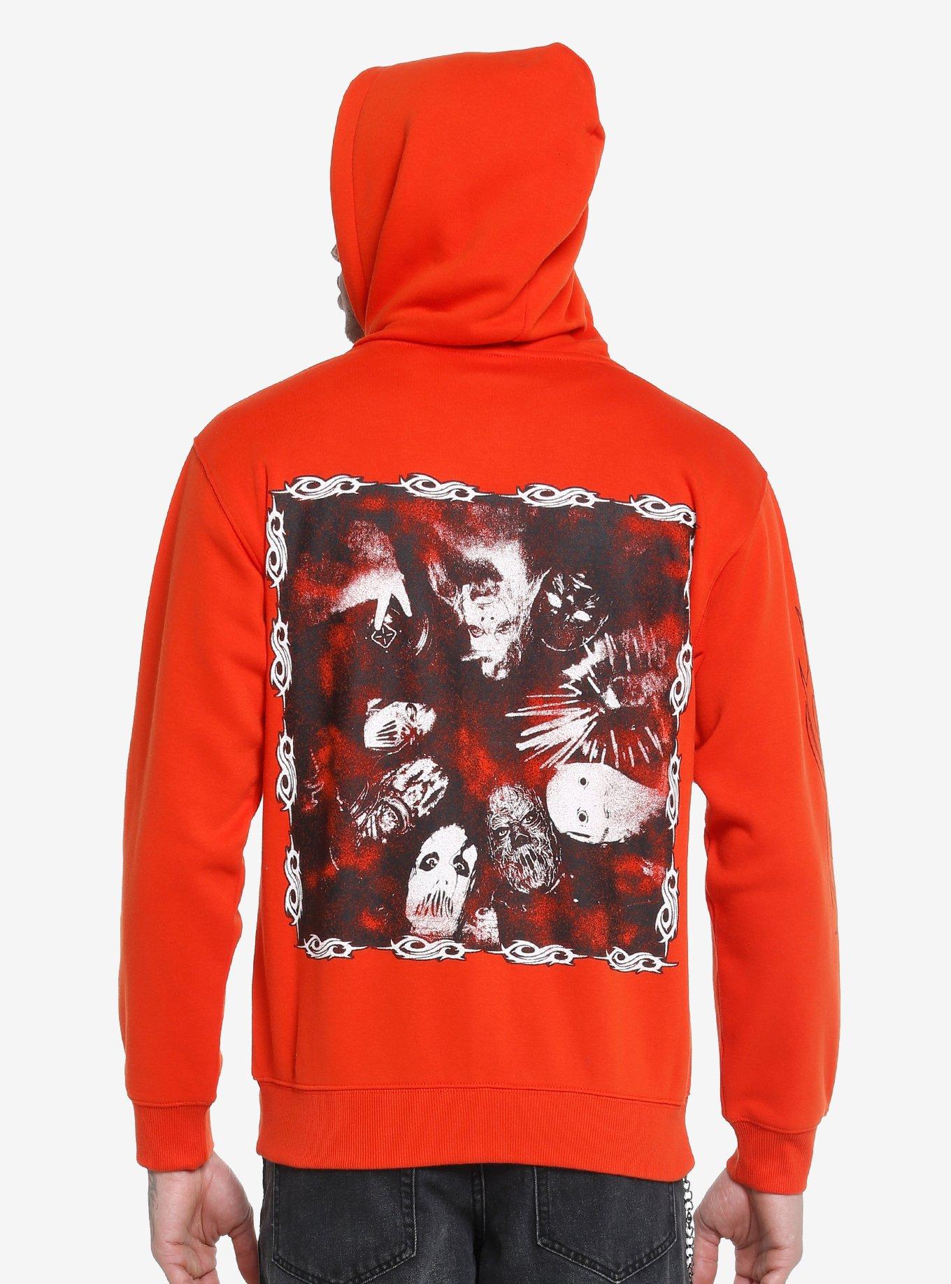 Slipknot Group Photo Orange Hoodie, ORANGE, alternate