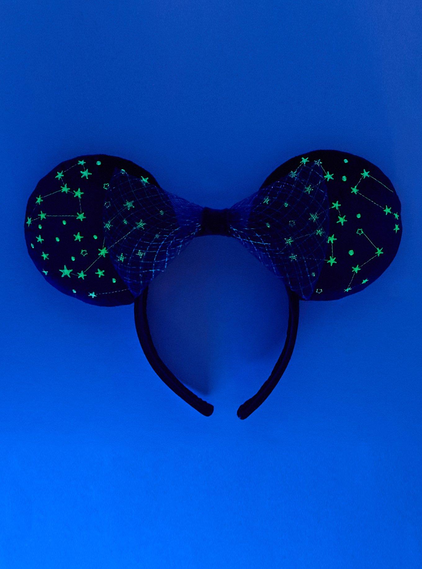 Disney Minnie Mouse Glow-in-the-Dark Constellation Ears Headband - BoxLunch Exclusive, , alternate