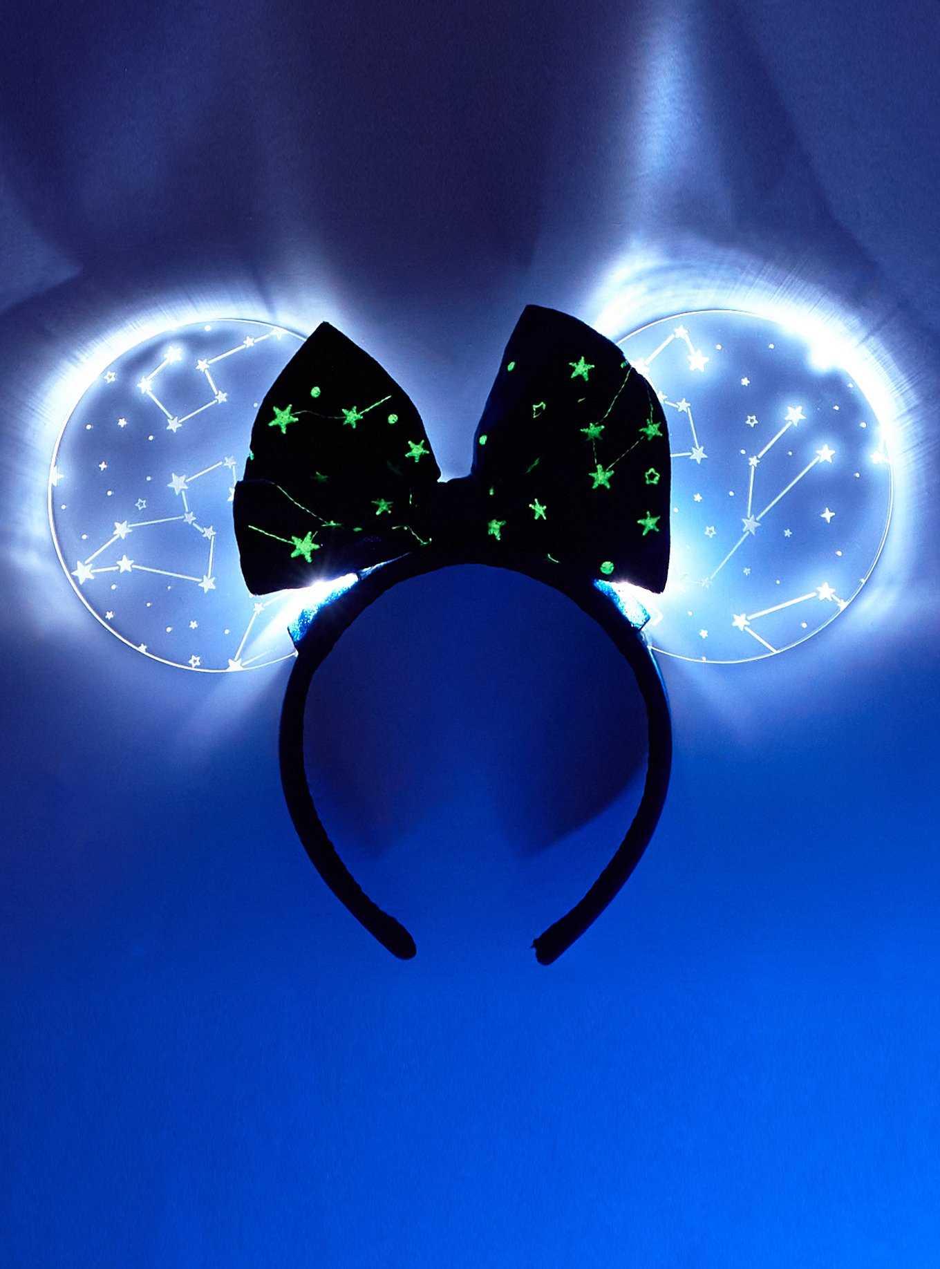 Disney Minnie Mouse Light-Up Constellation Ears Headband - BoxLunch Exclusive, , hi-res