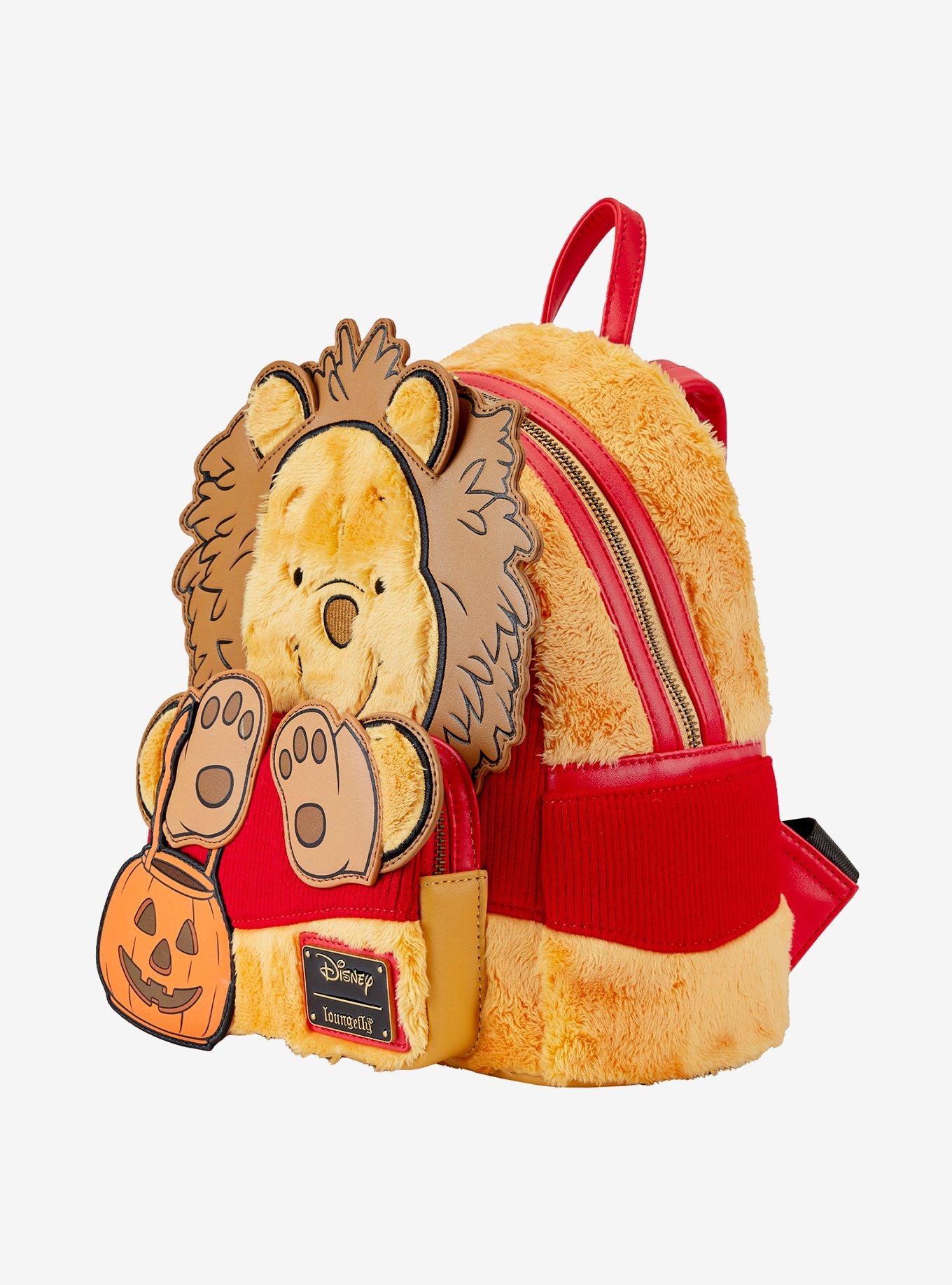 Loungefly Disney Winnie The Pooh Lion Costume Fuzzy Mini Backpack, , alternate