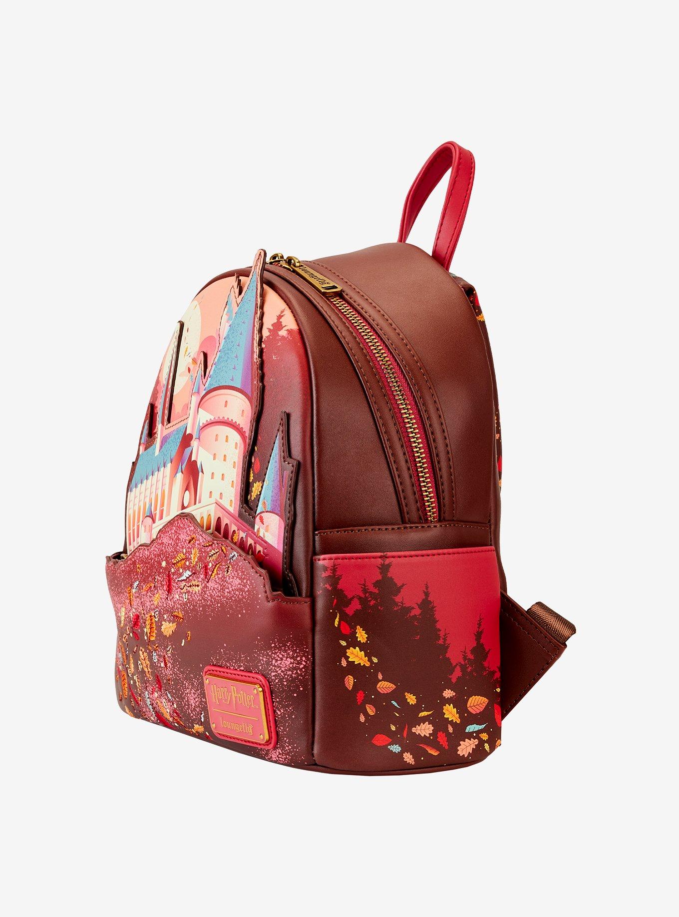 Loungefly Harry Potter Hogwarts Fall Leaves Mini Backpack, , alternate