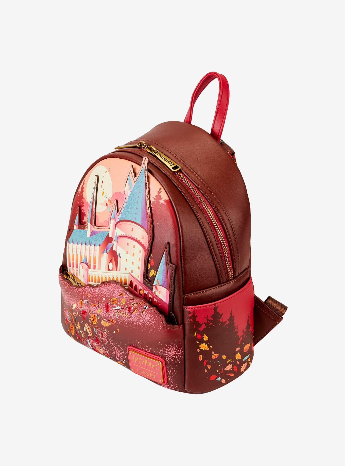 Loungefly Harry Potter Hogwarts Fall Leaves Mini Backpack, , alternate