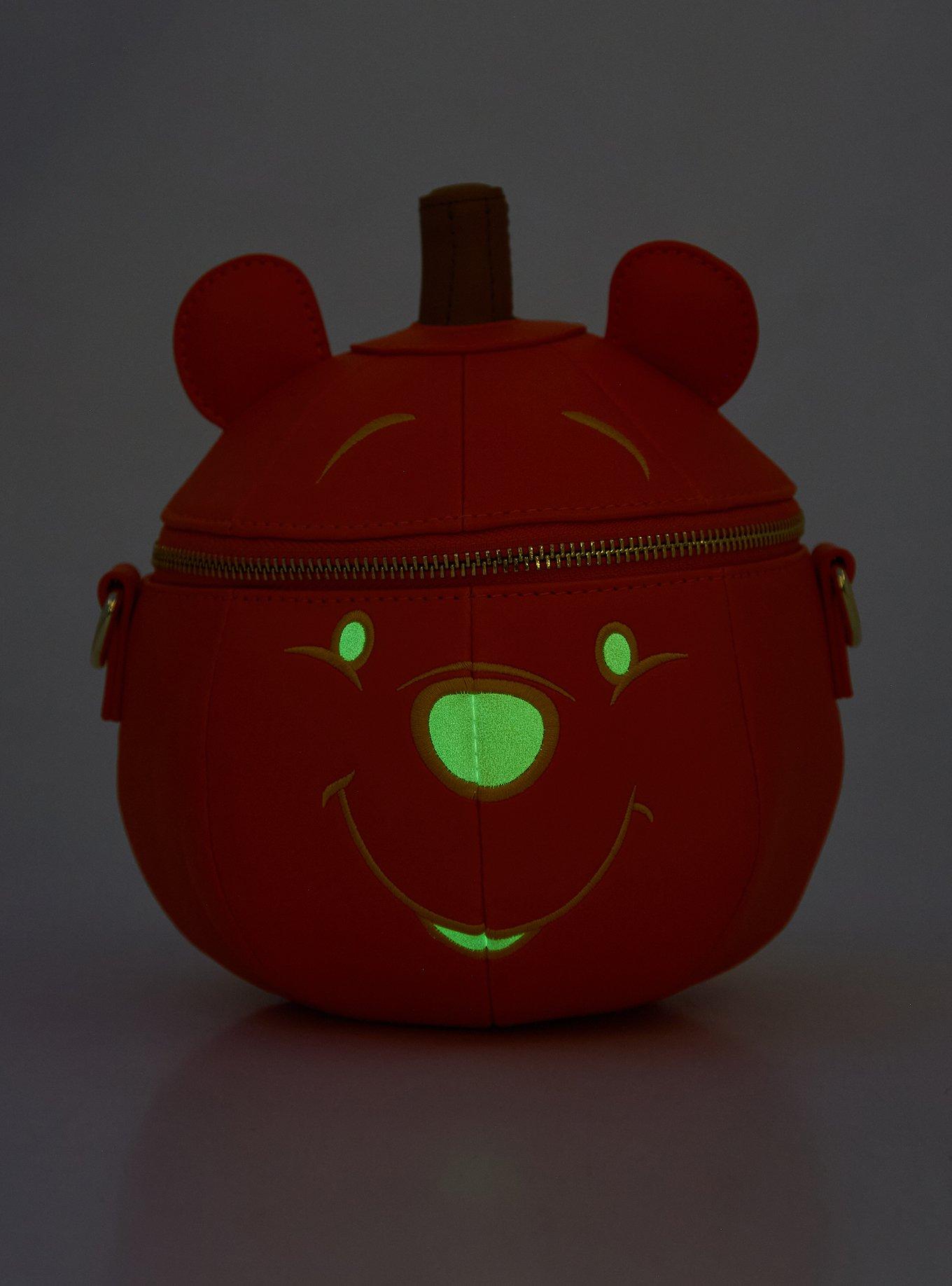 Loungefly Disney Winnie The Pooh Pumpkin Pooh Glow-In-The-Dark Crossbody Bag, , alternate