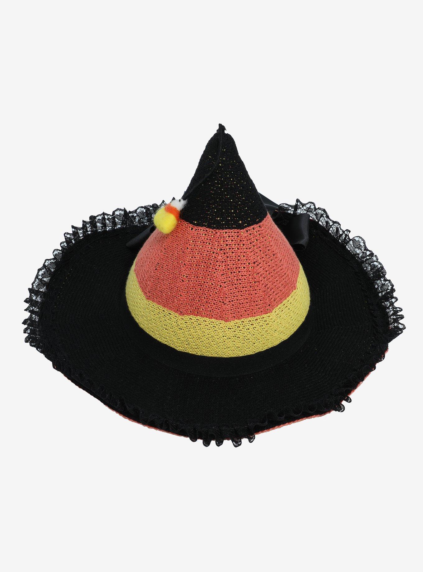 Candy Corn Witch Hat, , alternate