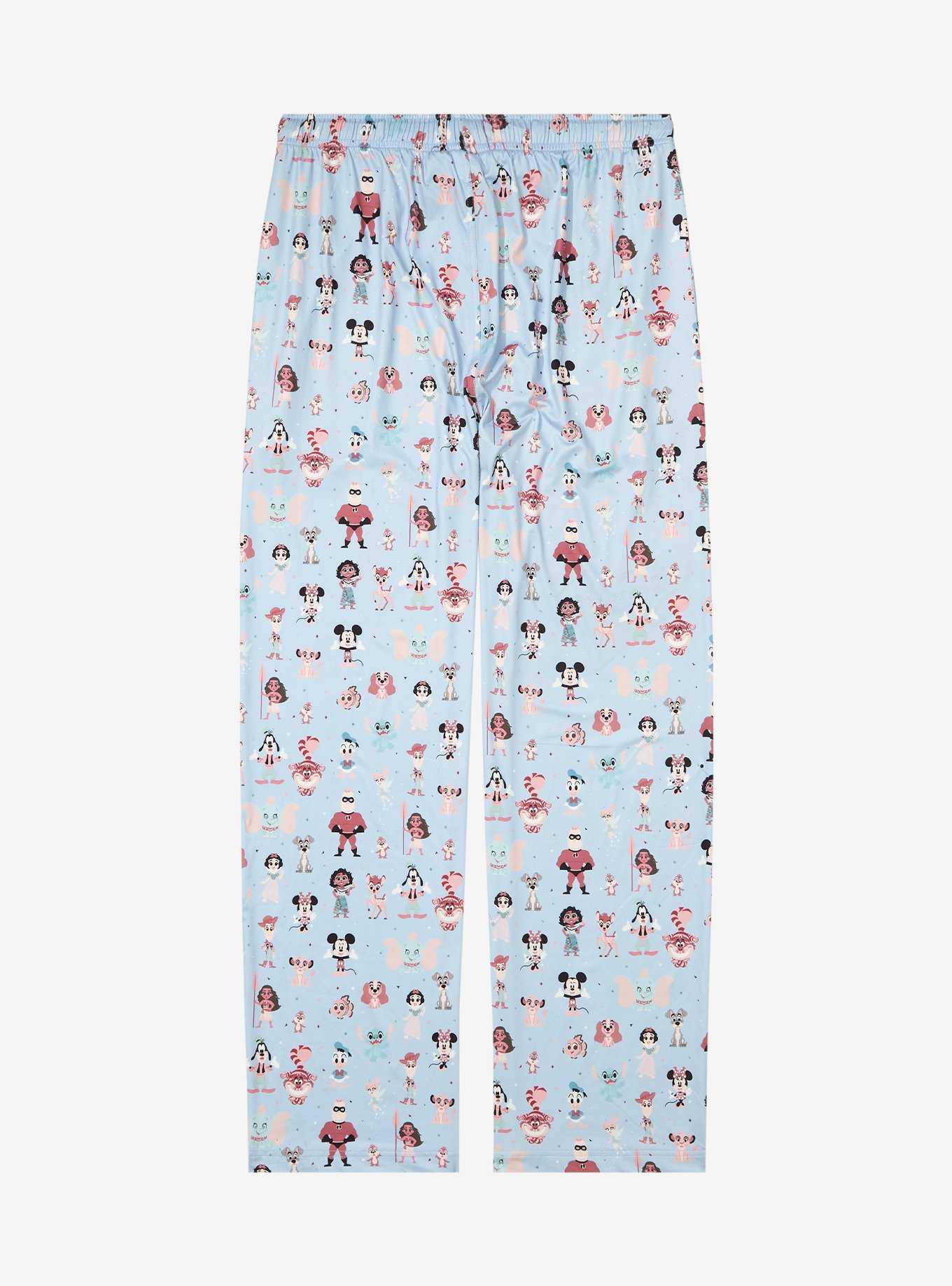 Disney 100 Character Portrait Allover Print Sleep Pants - BoxLunch Exclusive, , hi-res