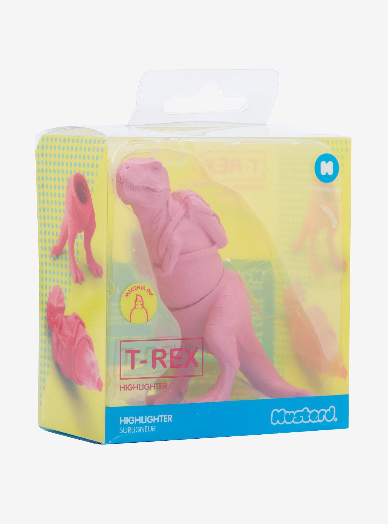 Pink T.Rex Highlighter Marker, , alternate