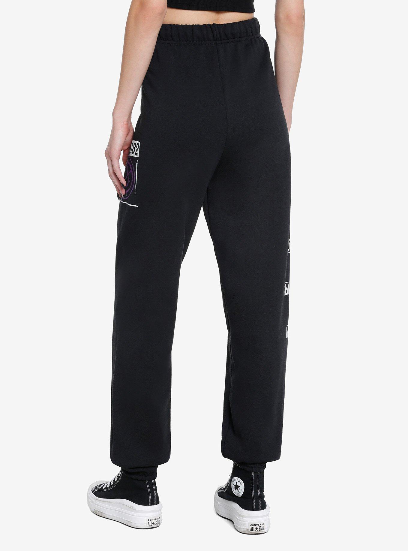 Blink-182 Smile Girls Sweatpants, BLACK, alternate
