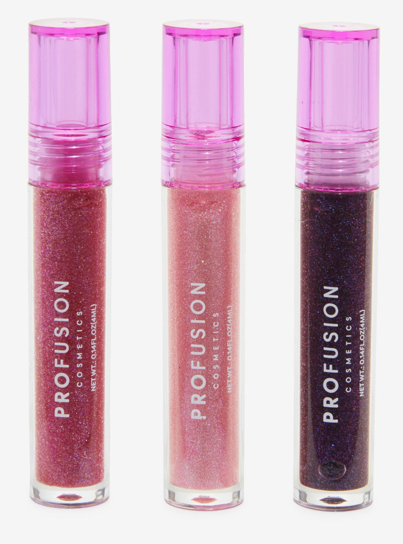Profusion Cosmetics Lip Jelly Shimmer Lip Gloss Set, , alternate