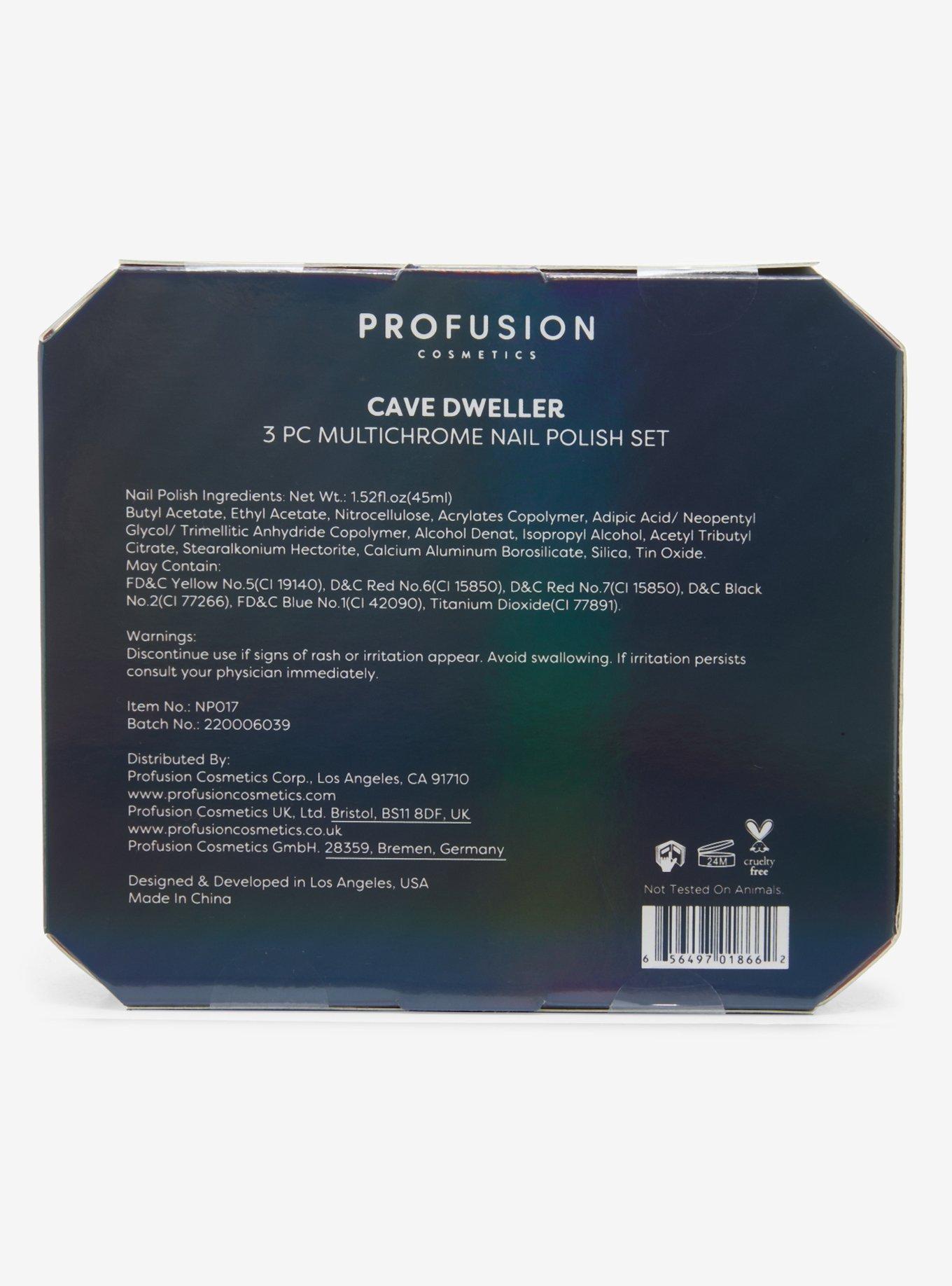 Profusion Cosmetics Cave Dweller Nail Polish Set, , alternate