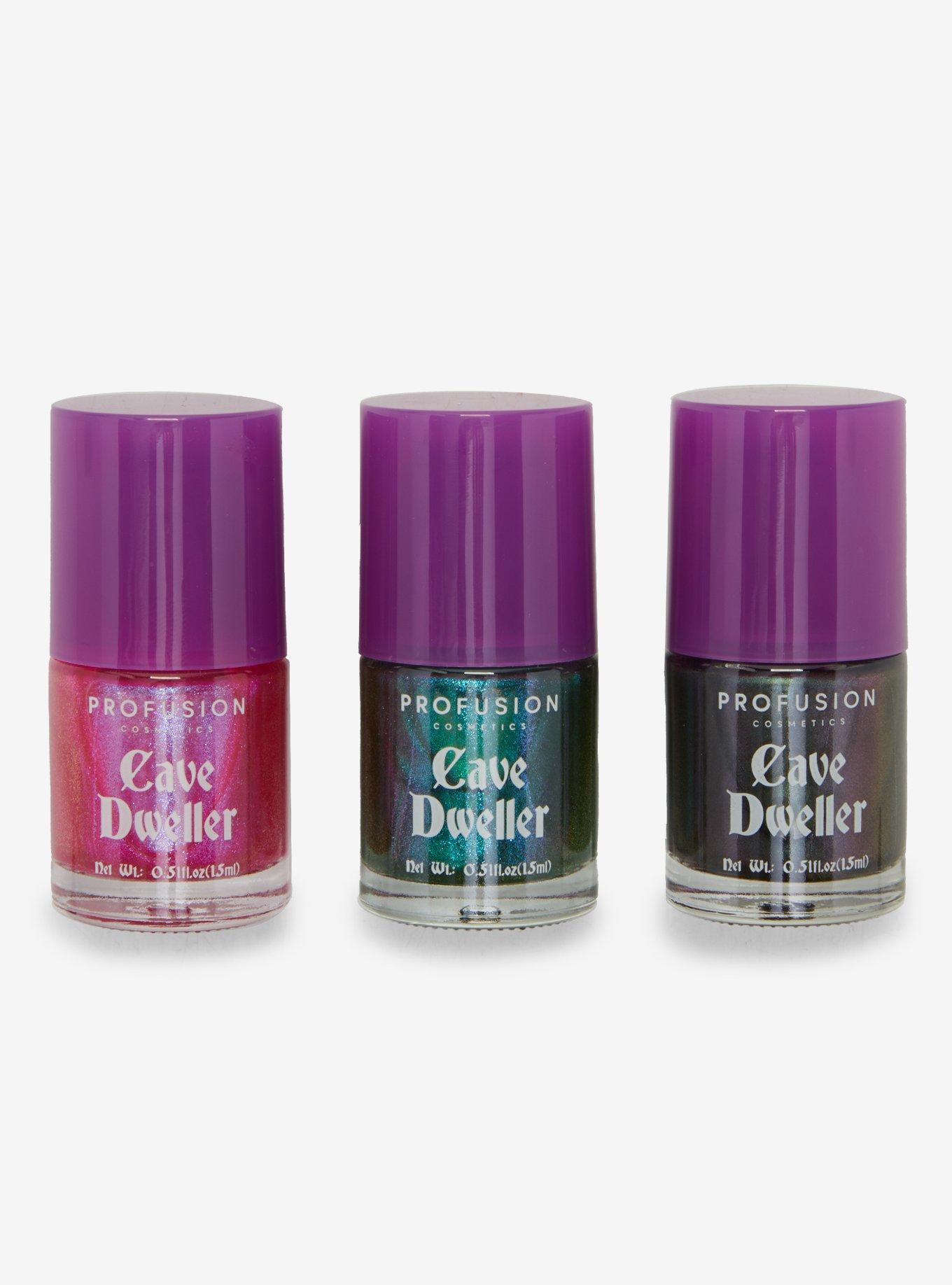 Profusion Cosmetics Cave Dweller Nail Polish Set, , alternate