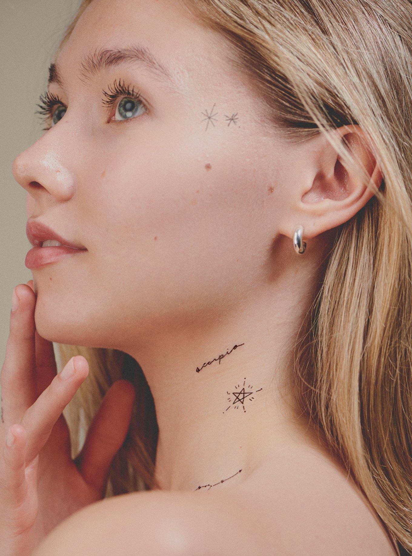 INKED By Dani Water Sign Zodiac Temporary Tattoo Set, , alternate