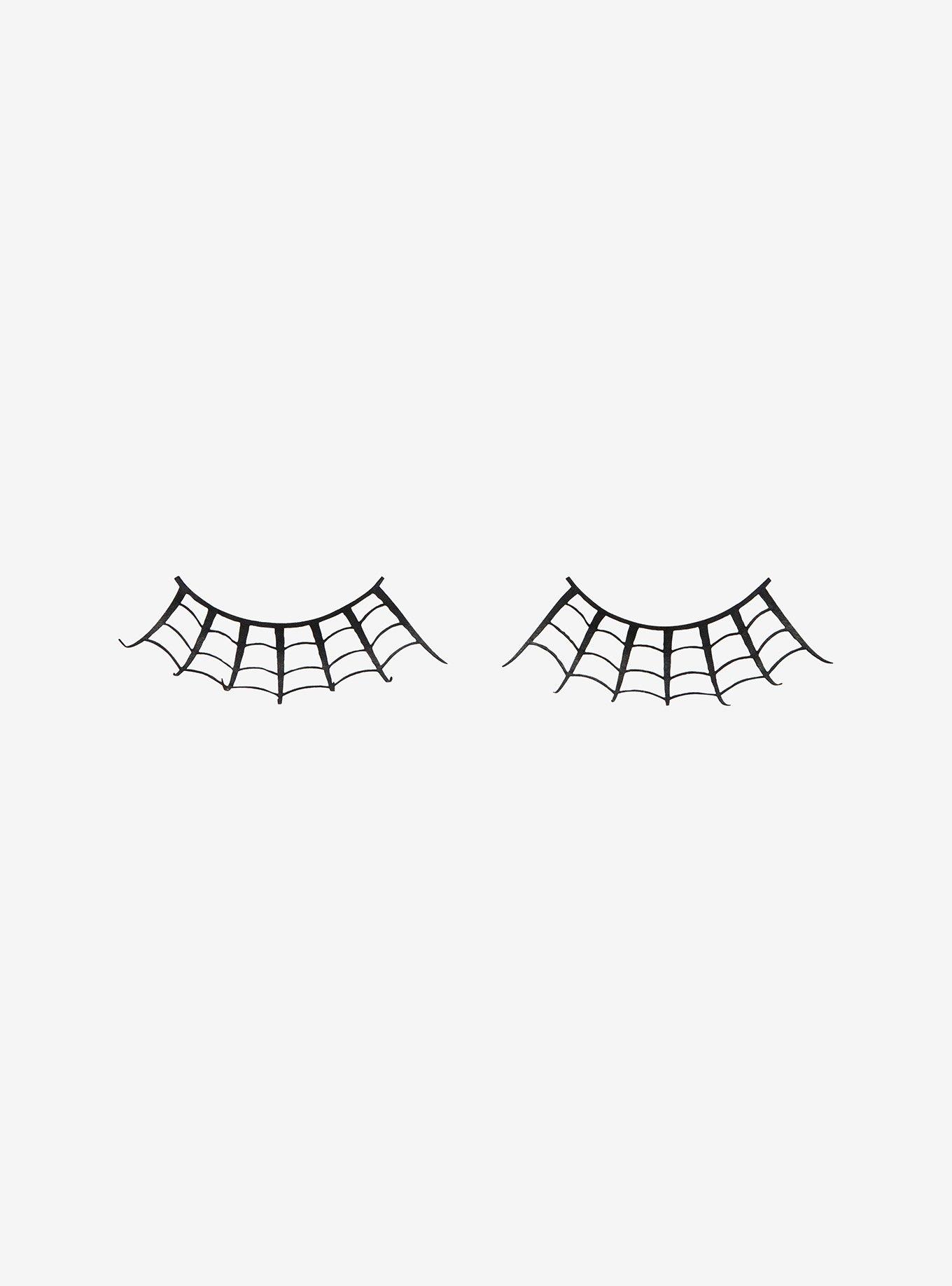 Spiderweb Faux Eyelashes, , alternate