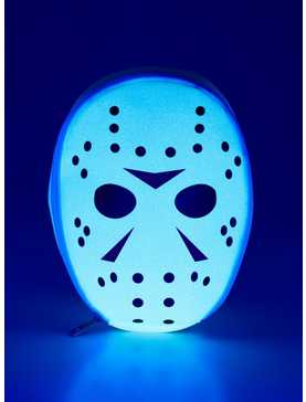 Friday The 13th Jason Mask Glow-In-The-Dark Makeup Bag, , hi-res