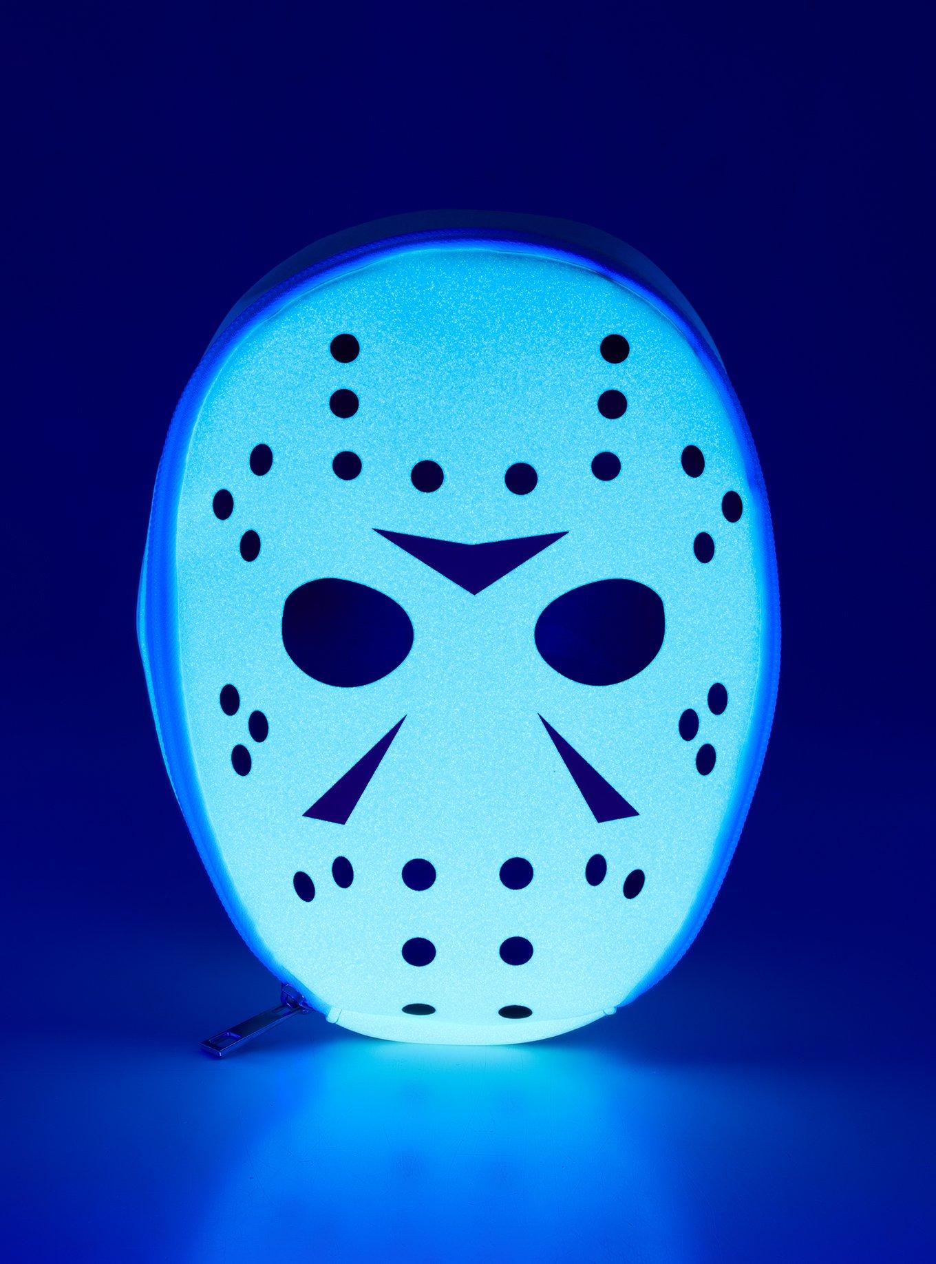 Friday The 13th Jason Mask Glow-In-The-Dark Makeup Bag, , alternate