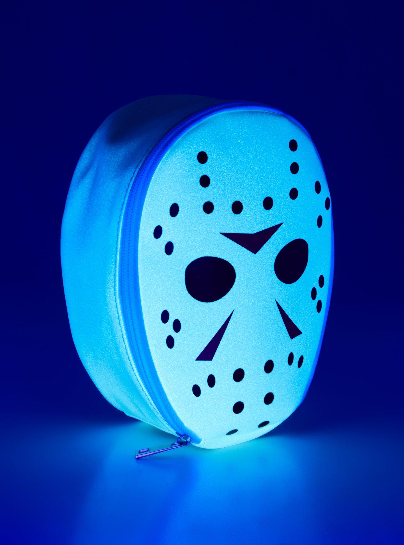 Friday The 13th Jason Mask Glow-In-The-Dark Makeup Bag, , alternate