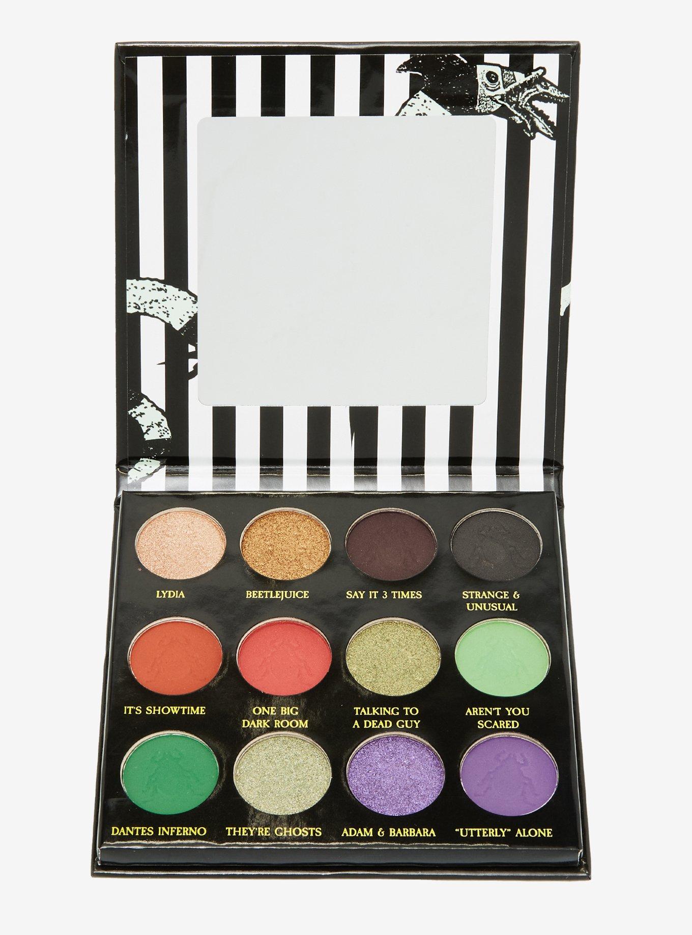 Beetlejuice Glow-In-The-Dark Eyeshadow & Highlighter Palette, , alternate