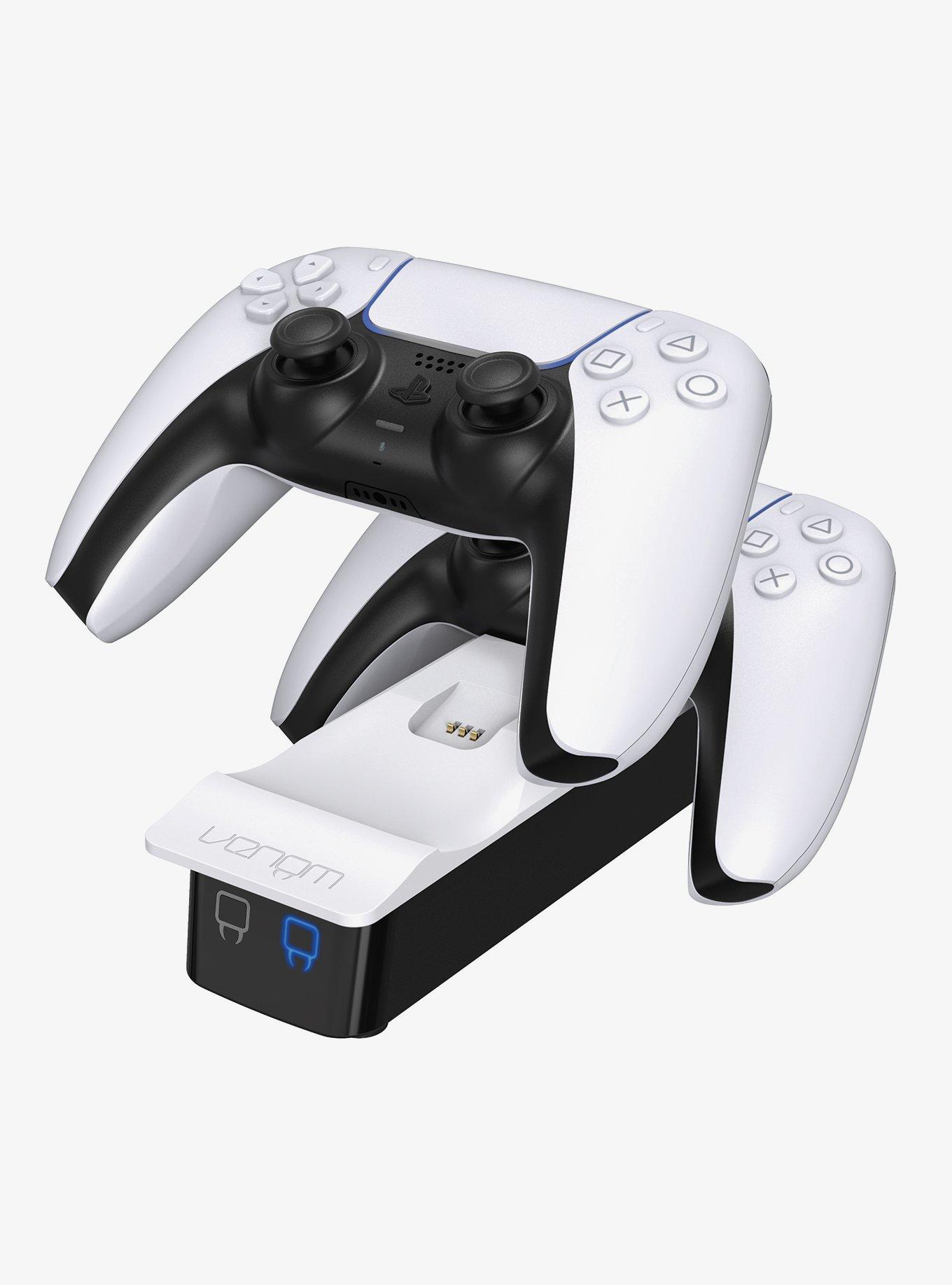Venom Twin Docking Station For PS5 White, , alternate