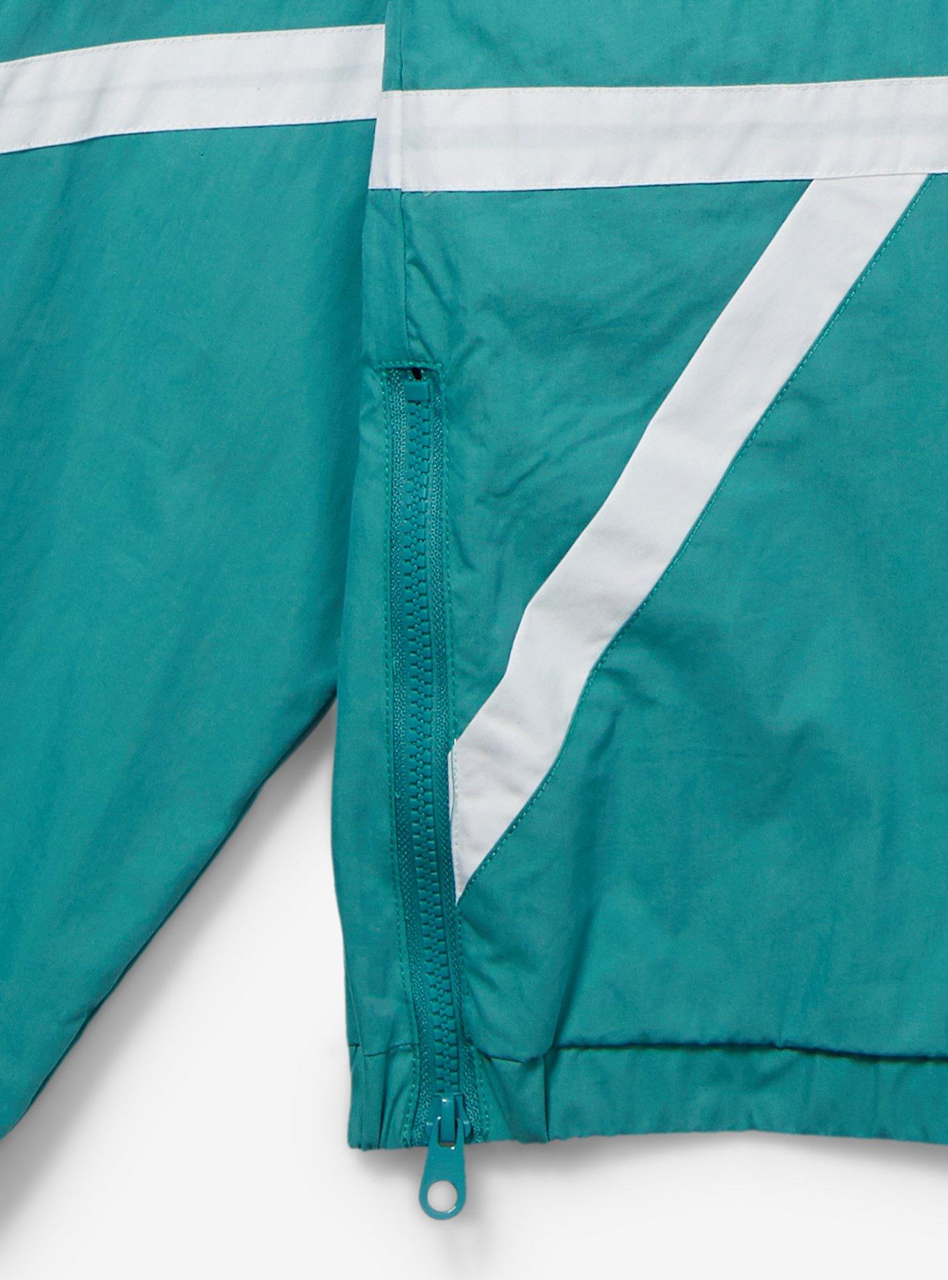 Pretty Guardian Sailor Moon Color Block Sailor Uranus & Sailor Neptune Windbreaker - BoxLunch Exclusive, BLUE, alternate