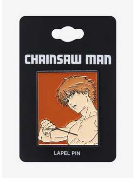 Chainsaw Man Denji Portrait Enamel Pin - BoxLunch Exclusive, , hi-res