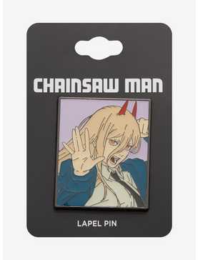 Chainsaw Man Power Portrait Enamel Pin - BoxLunch Exclusive, , hi-res